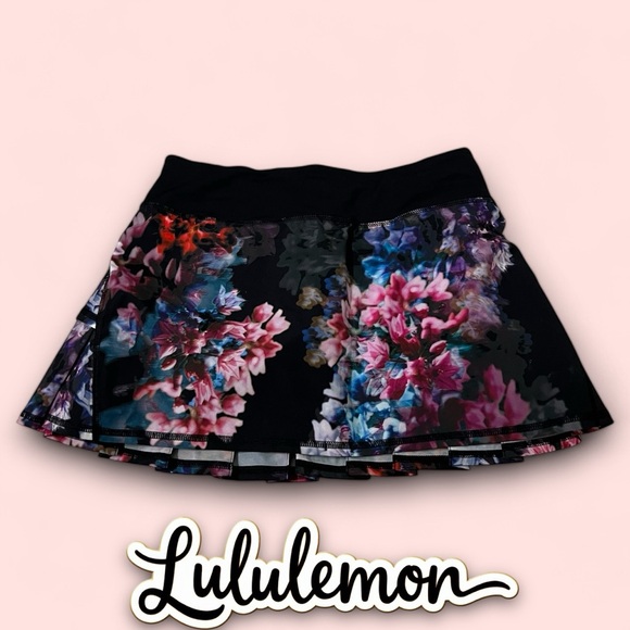 RARE limited edition Lululemon Pace Setter Skirt (Regular) Spring Has Sprung - Picture 5 of 13